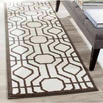 AMHERST, IVORY / BROWN, 2'-3" X 7', Area Rug