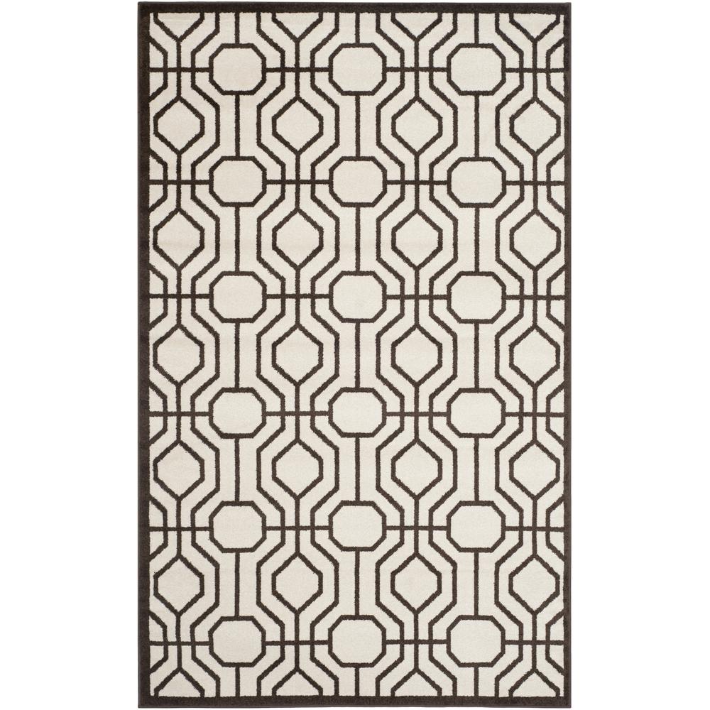 AMHERST, IVORY / BROWN, 4' X 6', Area Rug