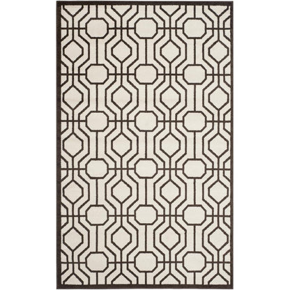 AMHERST, IVORY / BROWN, 4' X 6', Area Rug
