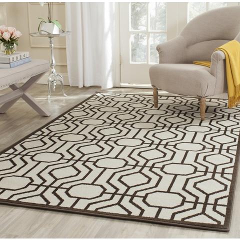 AMHERST, IVORY / BROWN, 4' X 6', Area Rug