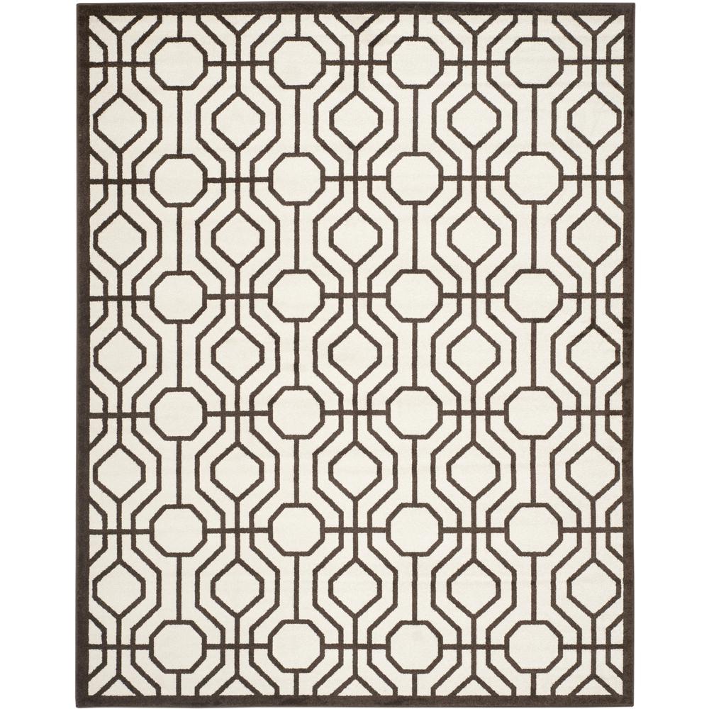 AMHERST, IVORY / BROWN, 8' X 10', Area Rug