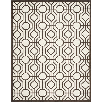 AMHERST, IVORY / BROWN, 8' X 10', Area Rug