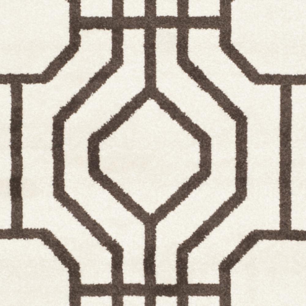 AMHERST, IVORY / BROWN, 8' X 10', Area Rug