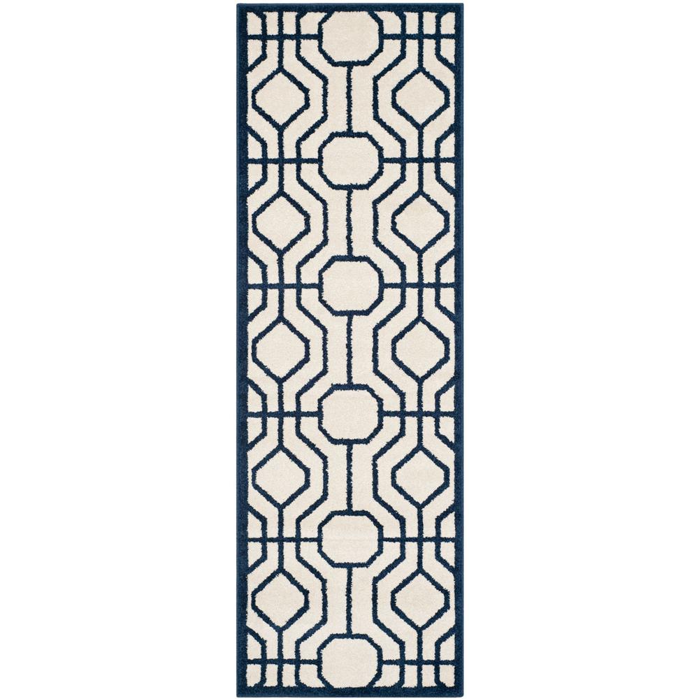 AMHERST, IVORY / NAVY, 2'-3" X 7', Area Rug, AMT416M-27