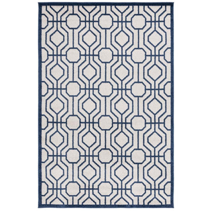 AMHERST, IVORY / NAVY, 4' X 6', Area Rug, AMT416M-4