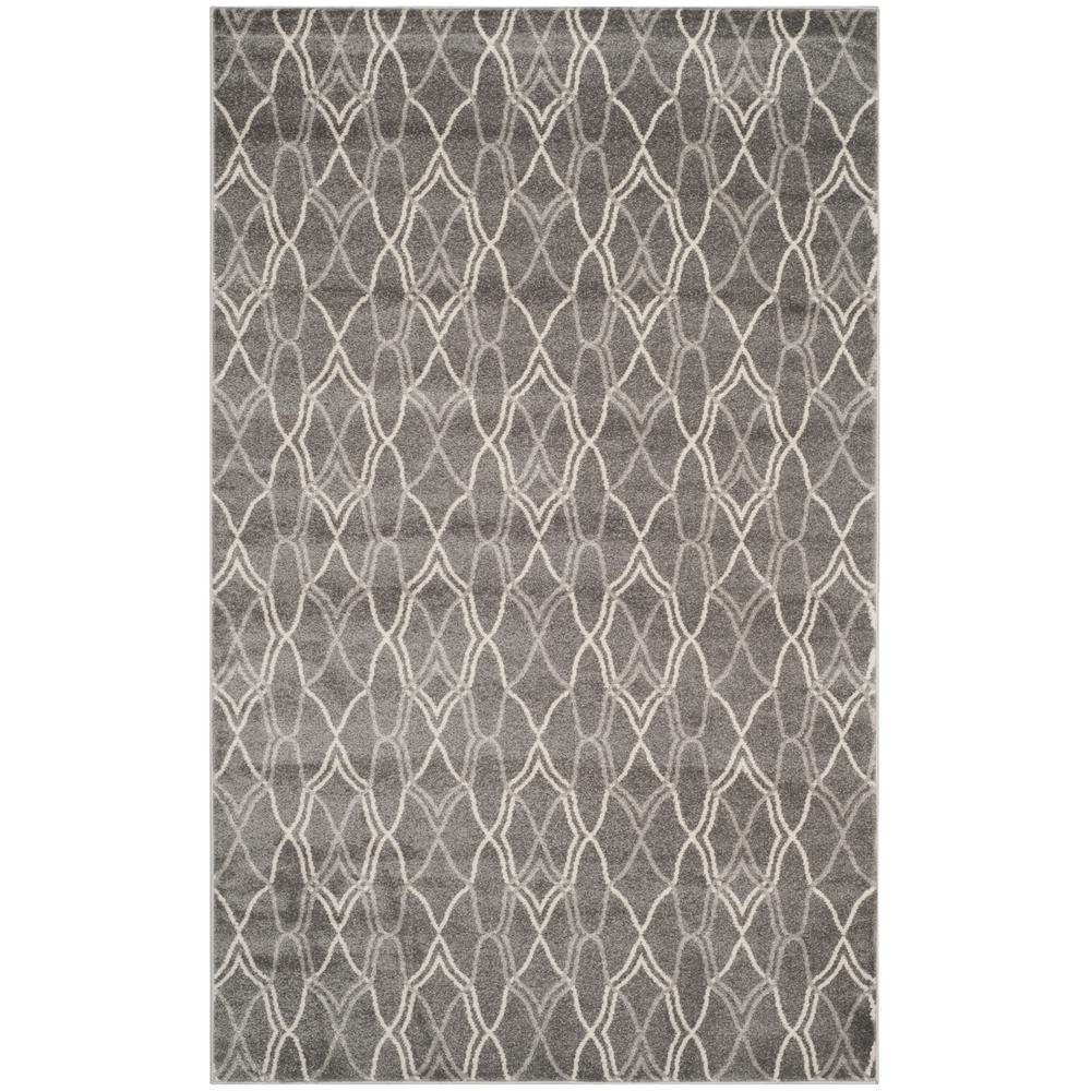 AMHERST, GREY / LIGHT GREY, 5' X 8', Area Rug, AMT417C-5