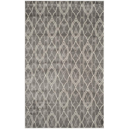 AMHERST, GREY / LIGHT GREY, 5' X 8', Area Rug, AMT417C-5