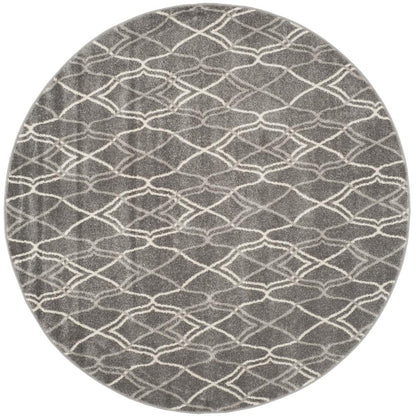 AMHERST, GREY / LIGHT GREY, 5' X 5' Round, Area Rug, AMT417C-5R
