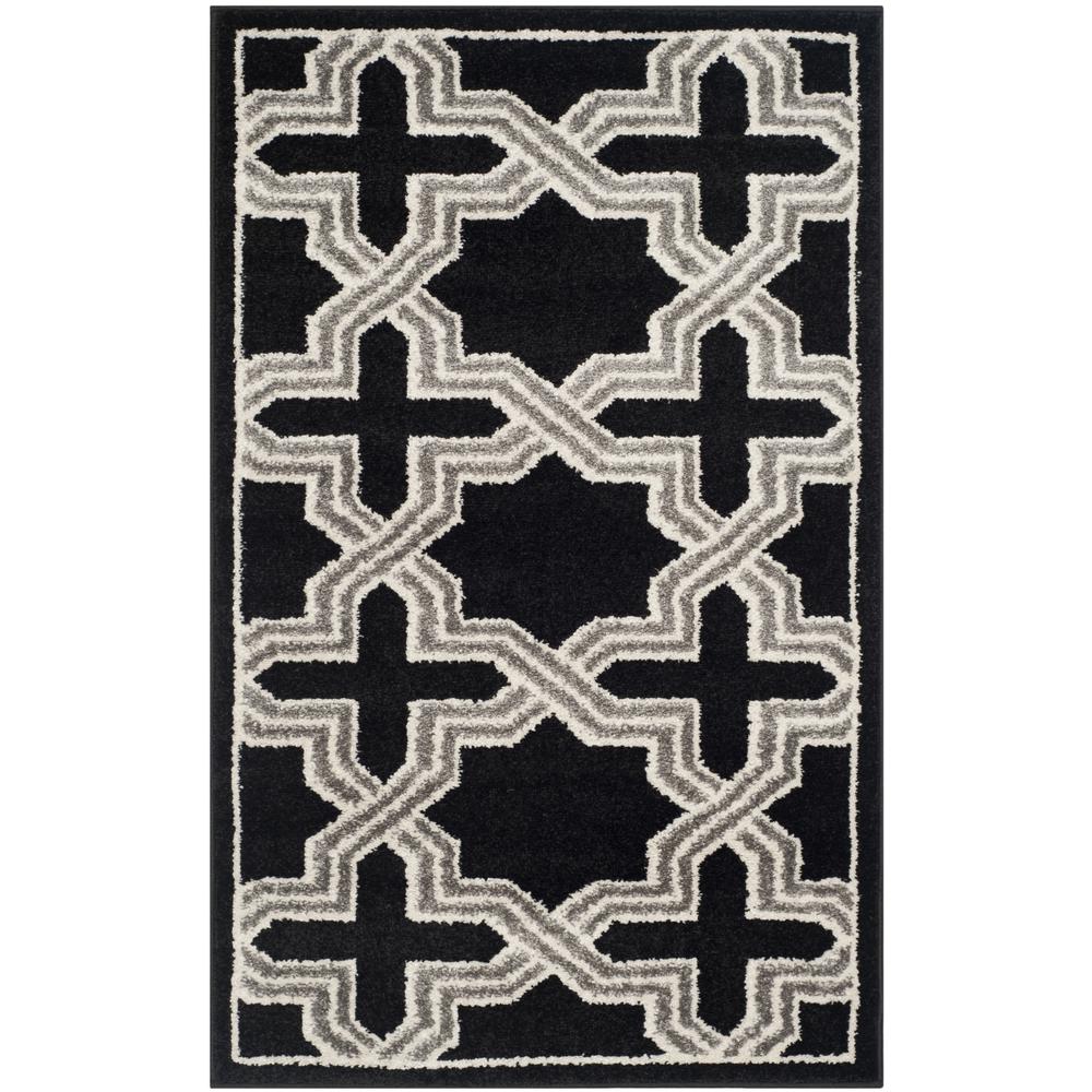 AMHERST, ANTHRACITE / GREY, 2'-6" X 4', Area Rug