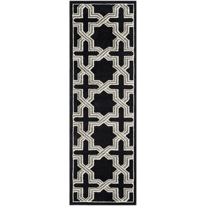 AMHERST, ANTHRACITE / GREY, 2'-3" X 7', Area Rug