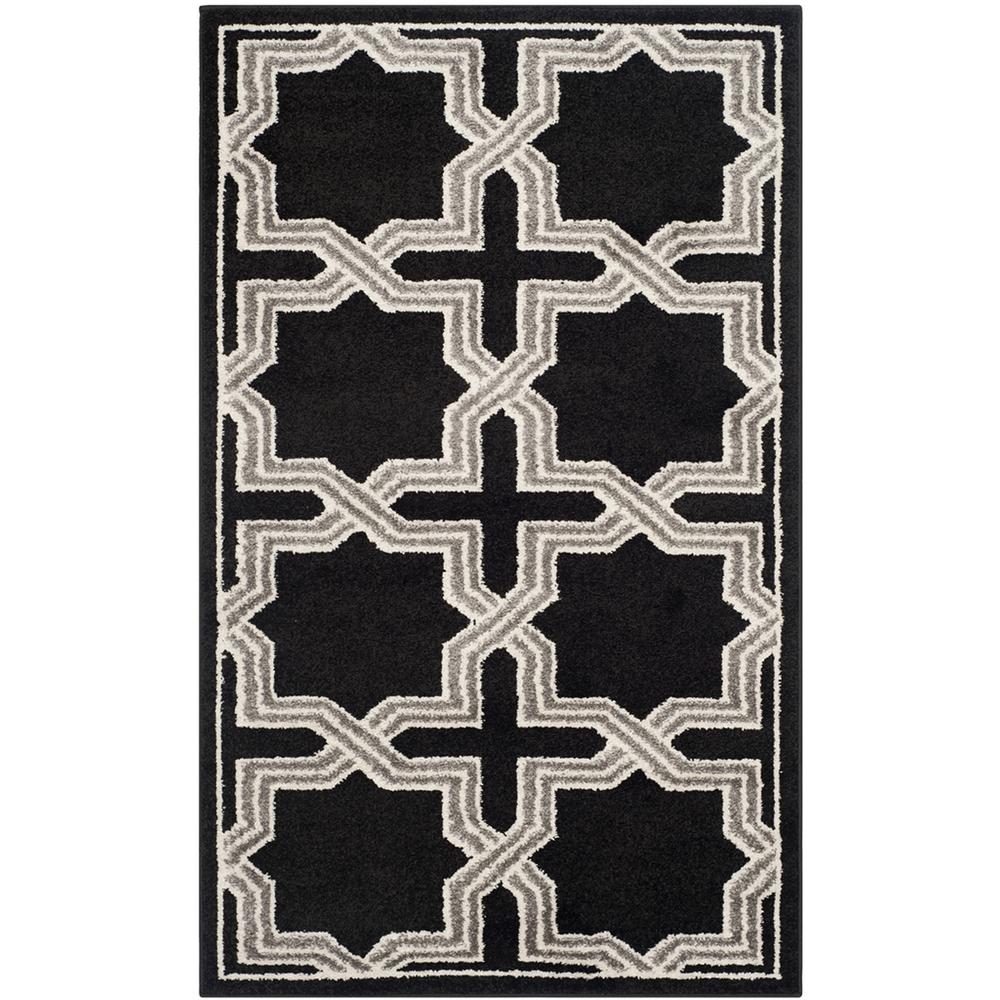 AMHERST, ANTHRACITE / GREY, 3' X 5', Area Rug