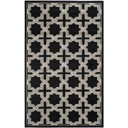 AMHERST, ANTHRACITE / GREY, 5' X 8', Area Rug
