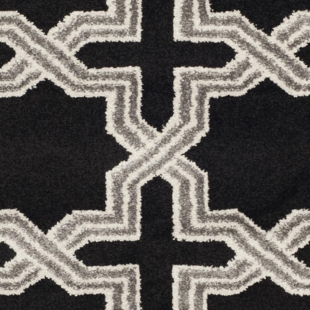 AMHERST, ANTHRACITE / GREY, 5' X 8', Area Rug