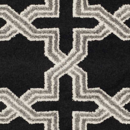 AMHERST, ANTHRACITE / GREY, 5' X 8', Area Rug