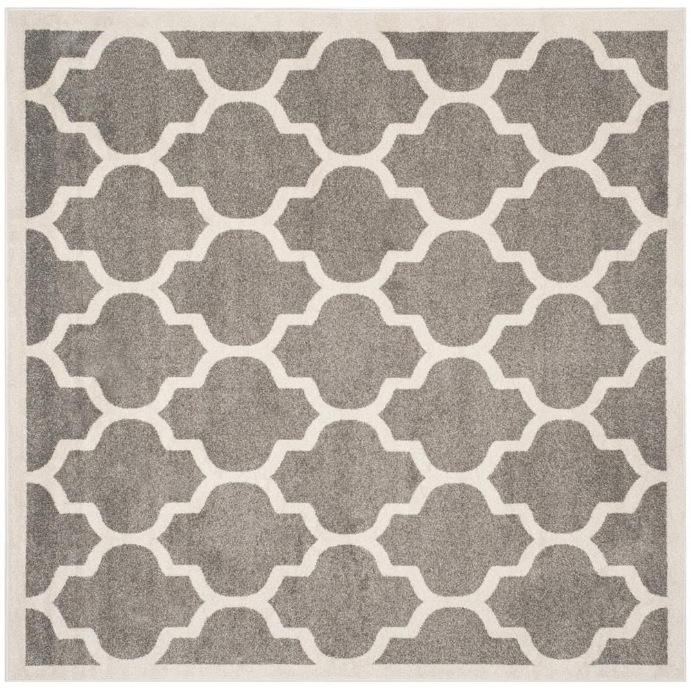 AMHERST, DARK GREY / BEIGE, 5' X 5' Square, Area Rug, AMT420R-5SQ