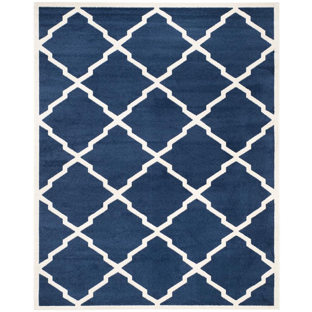AMHERST, NAVY / BEIGE, 11' X 16' RECTANGLE, Area Rug