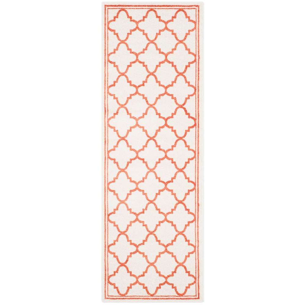 AMHERST, BEIGE / ORANGE, 2'-3" X 7', Area Rug, AMT422F-27