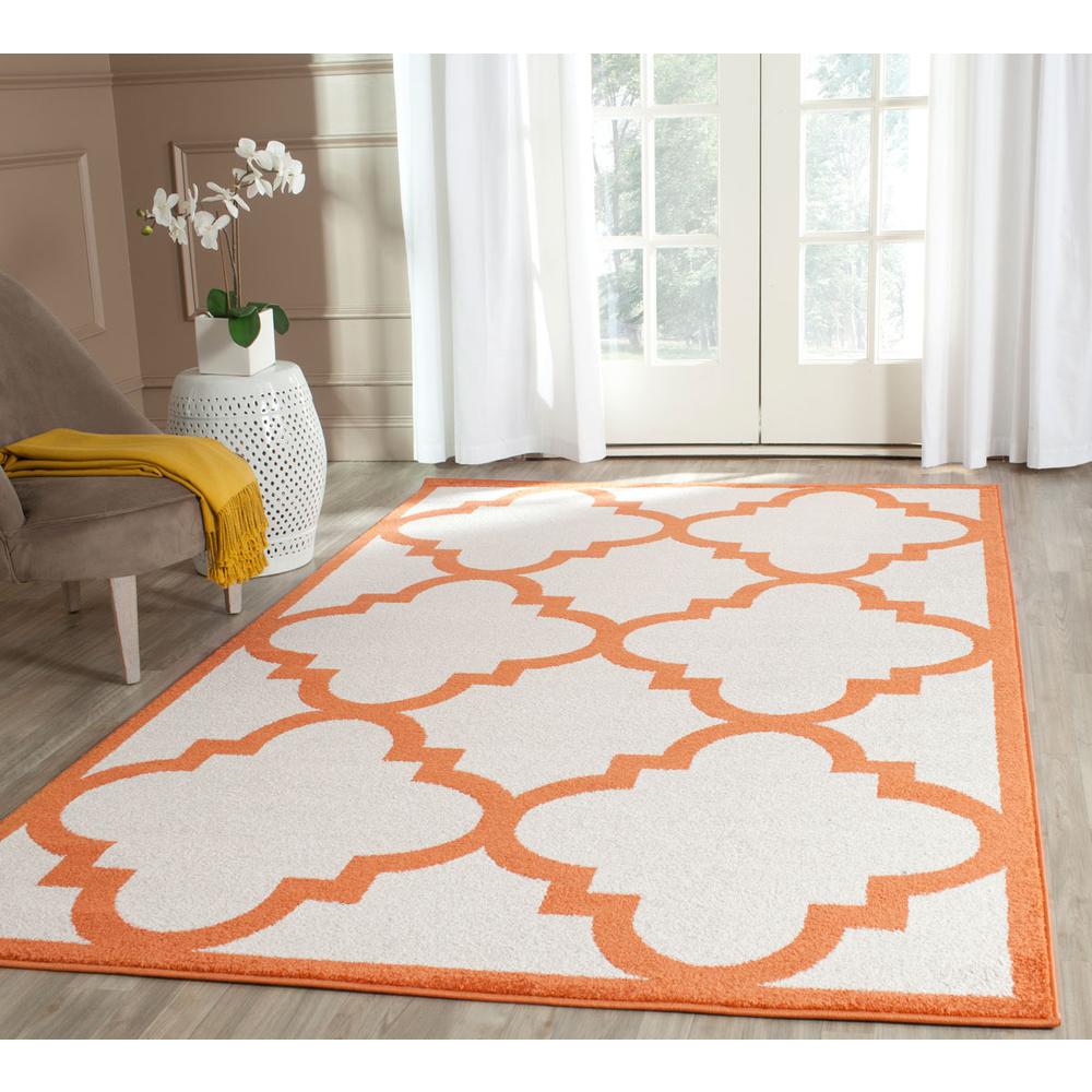 AMHERST, BEIGE / ORANGE, 4' X 6', Area Rug, AMT423F-4