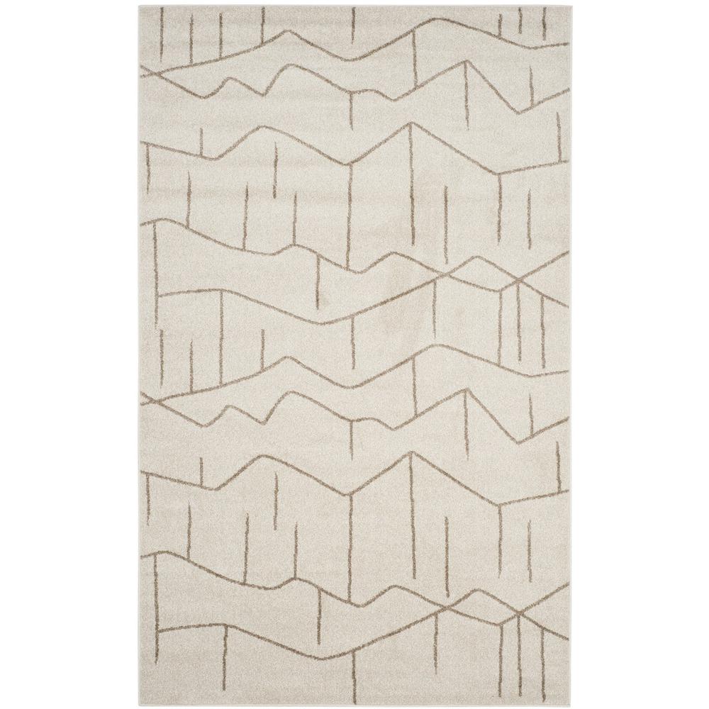 AMHERST, IVORY / GREY, 5'-3" X 8', Area Rug, AMT429K-5