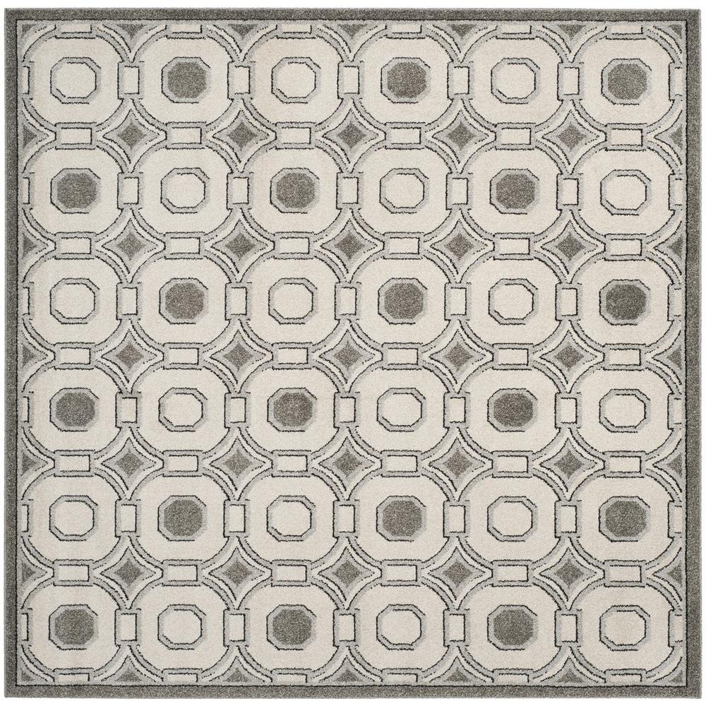 AMHERST, IVORY / GREY, 7' X 7' Square, Area Rug, AMT431E-7SQ