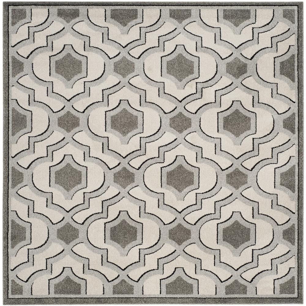 AMHERST, IVORY / GREY, 7' X 7' Square, Area Rug, AMT432E-7SQ