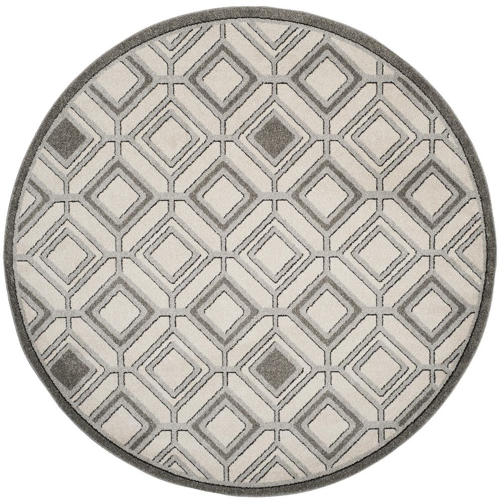AMHERST, IVORY / LIGHT GREY, 7' X 7' Round, Area Rug, AMT433E-7R