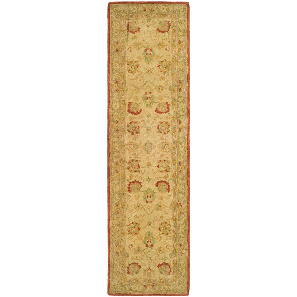 ANATOLIA, BEIGE / RUST, 2'-3" X 8', Area Rug