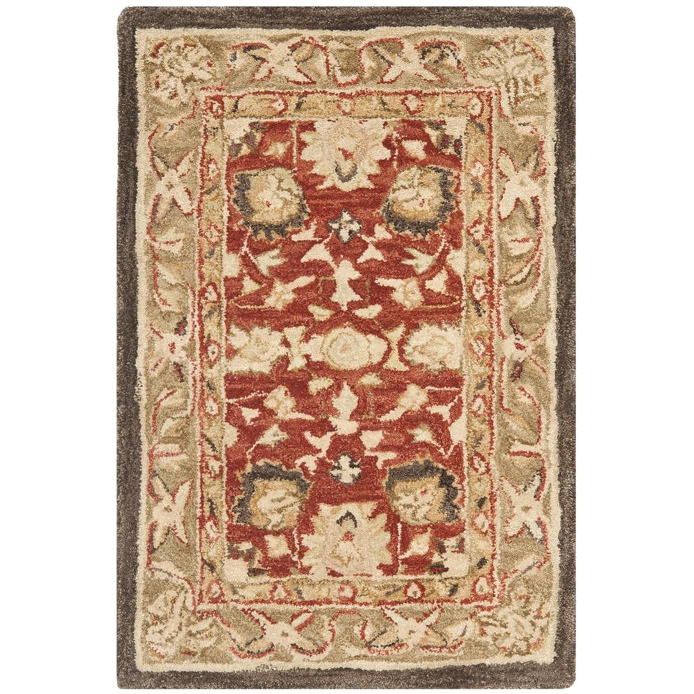 ANATOLIA, RUST / GREEN, 2' X 3', Area Rug