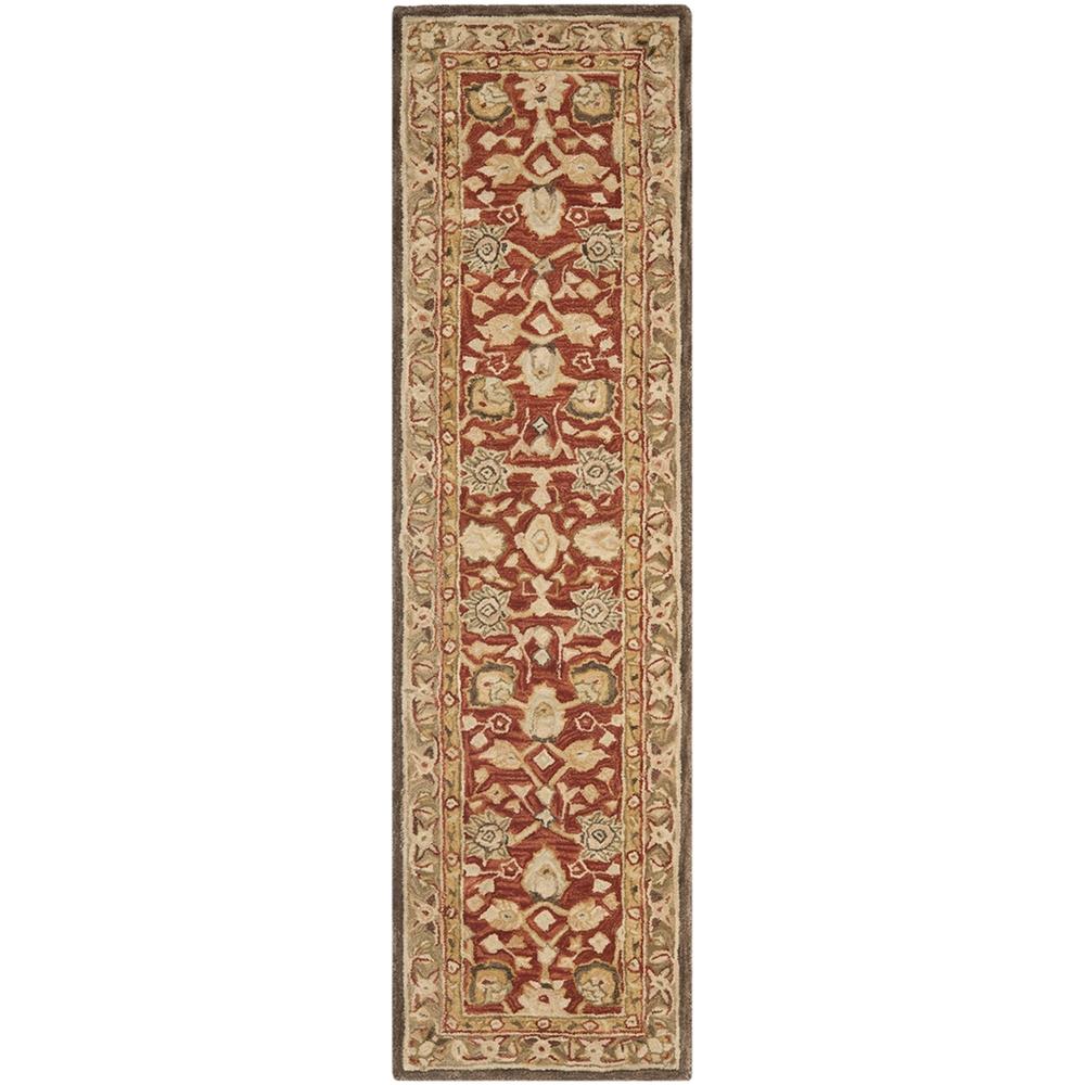ANATOLIA, RUST / GREEN, 2'-3" X 8', Area Rug