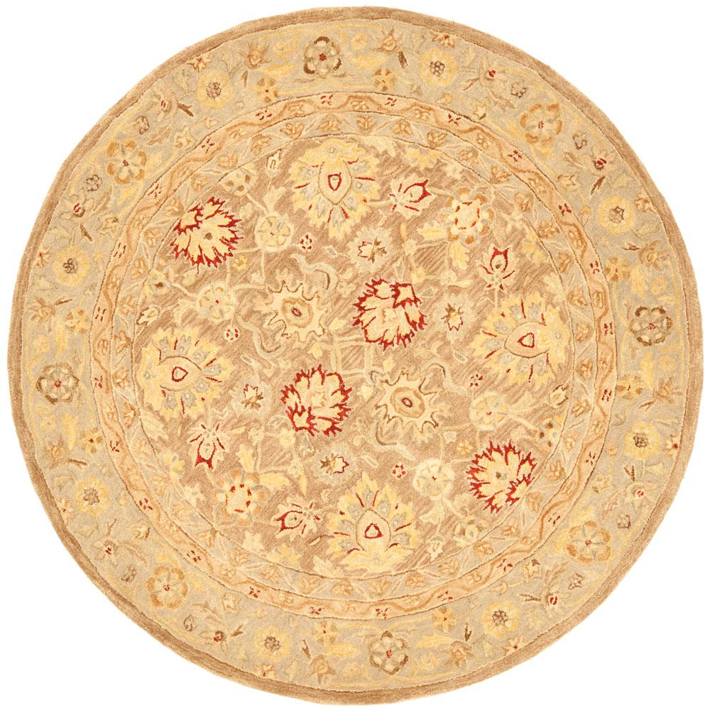 ANATOLIA, TAN / IVORY, 6' X 6' Round, Area Rug, AN522B-6R
