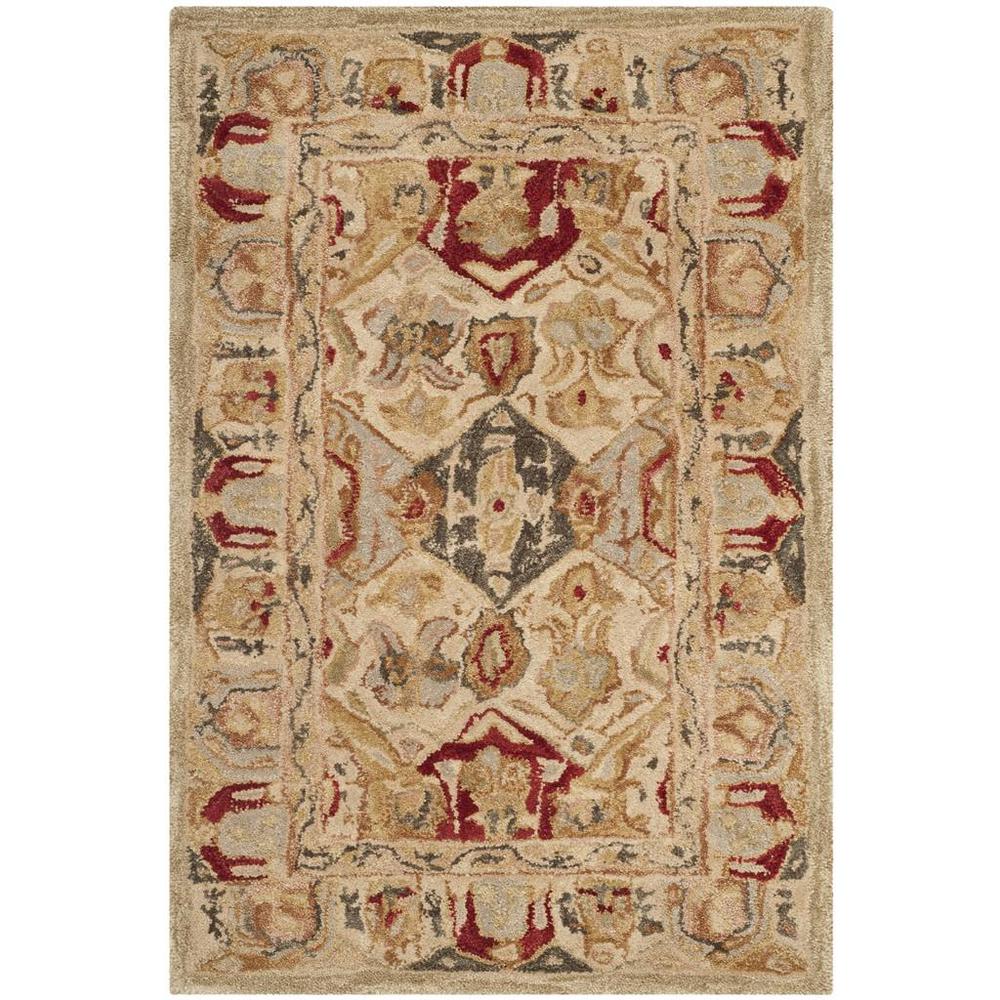 ANATOLIA, BEIGE / MULTI, 2' X 3', Area Rug