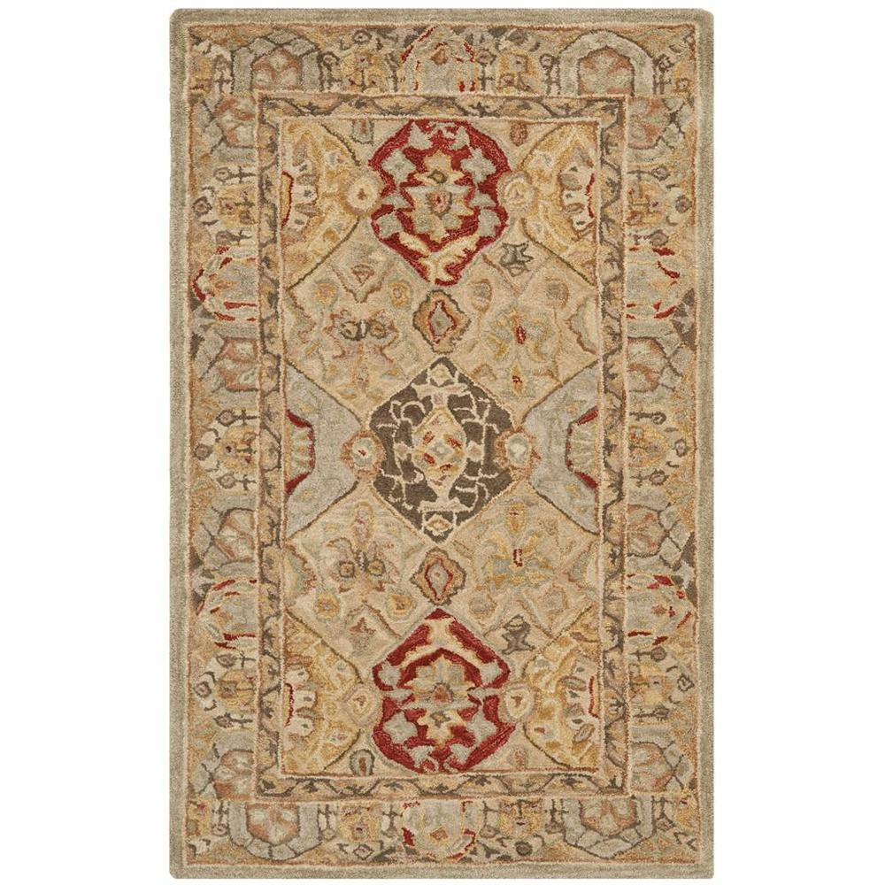 ANATOLIA, BEIGE / MULTI, 3' X 5', Area Rug
