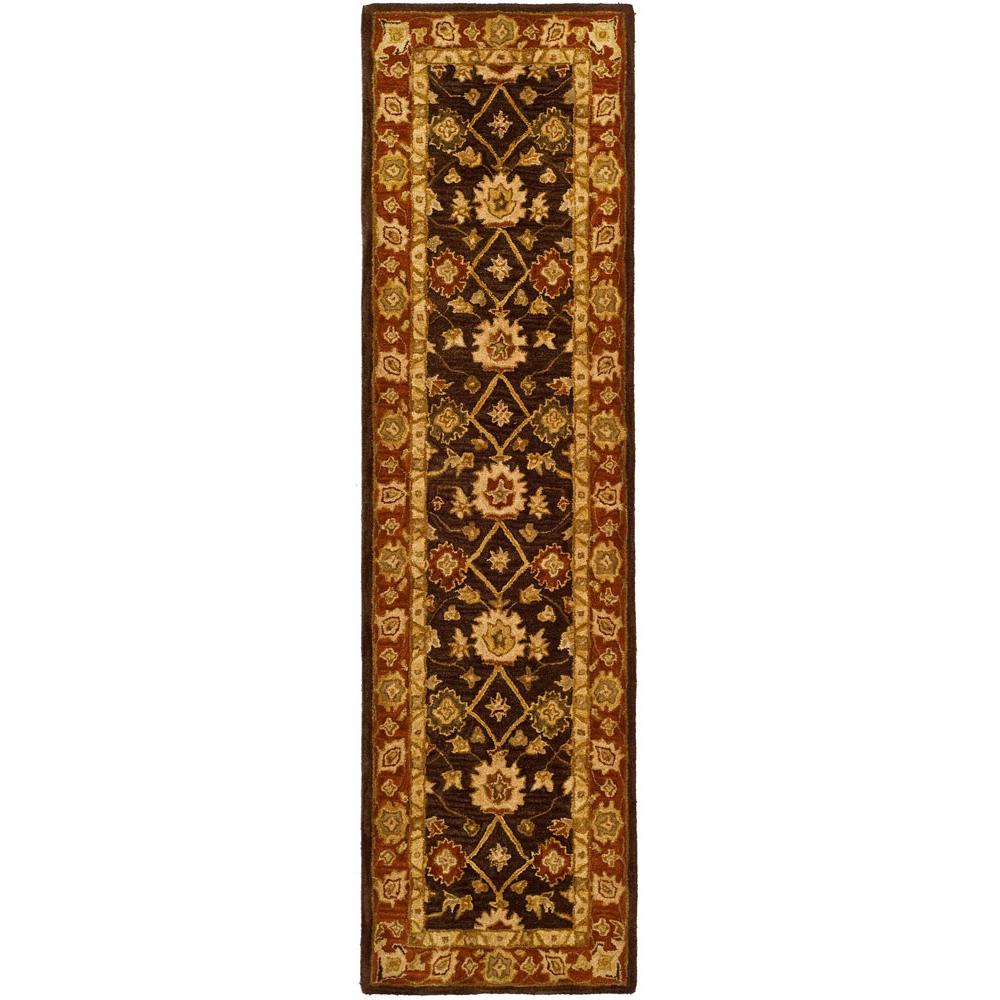 ANATOLIA, OLIVE / RUST, 2'-3" X 8', Area Rug