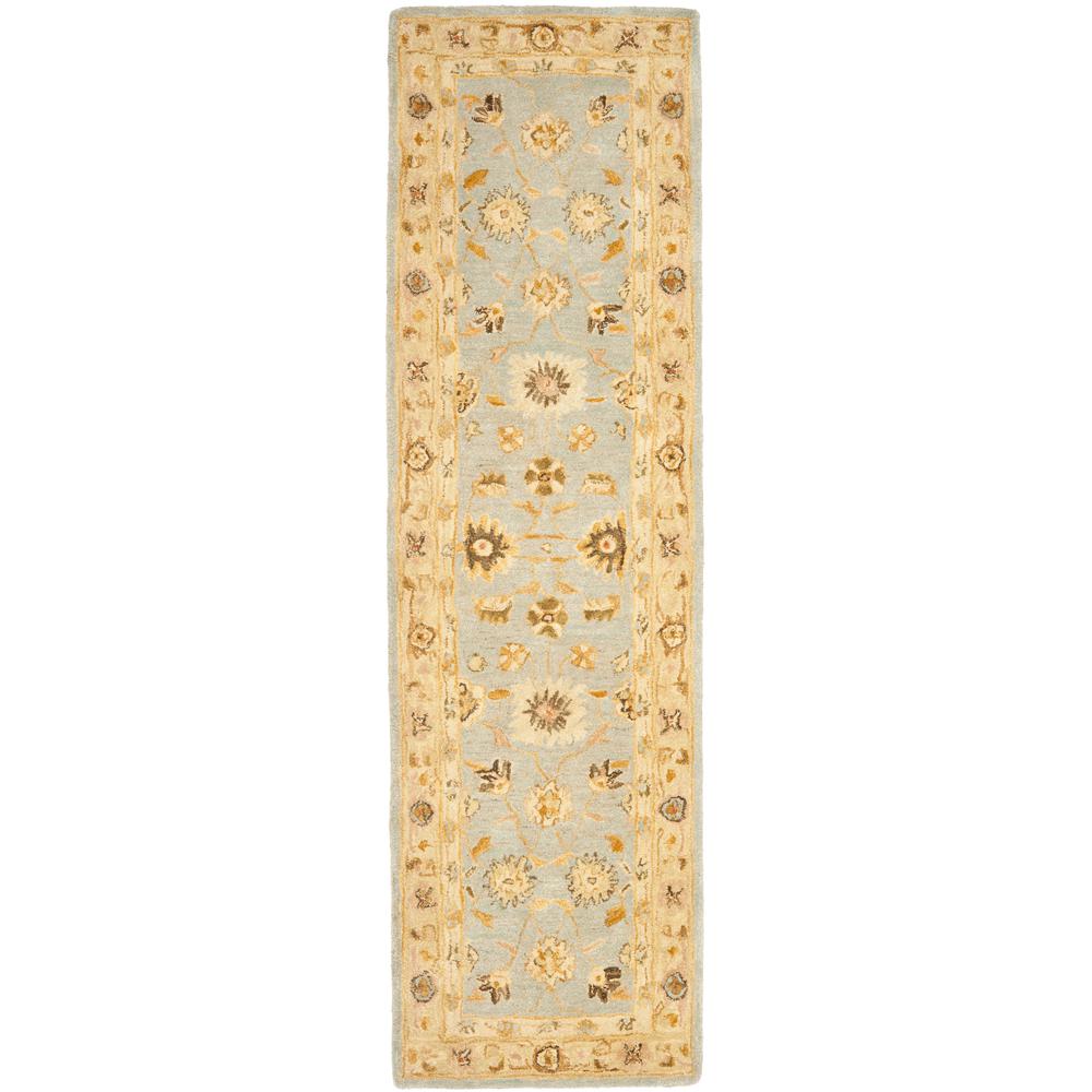 ANATOLIA, LIGHT BLUE / SAGE, 2'-3" X 12', Area Rug