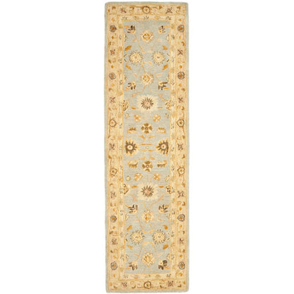 ANATOLIA, LIGHT BLUE / SAGE, 2'-3" X 12', Area Rug