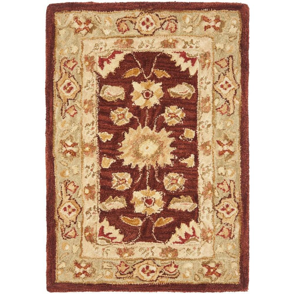 ANATOLIA, RED / SAGE, 2' X 3', Area Rug