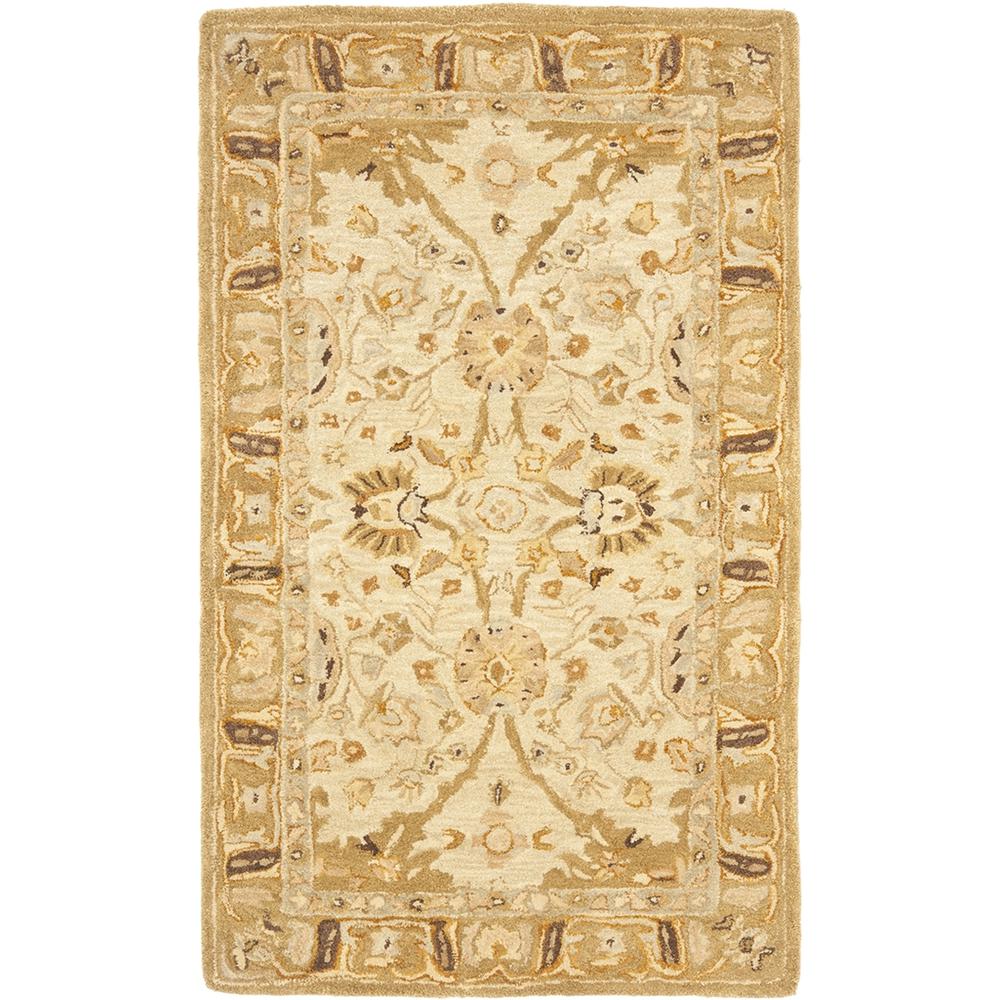 ANATOLIA, SILVER / LIGHT BROWN, 2' X 3', Area Rug