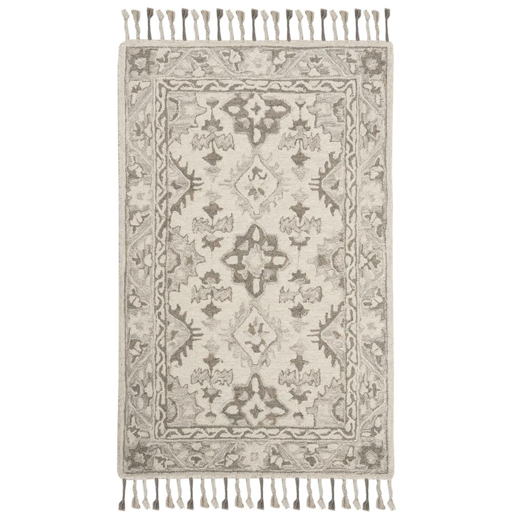 ASPEN, LIGHT GREY / GREY, 3' X 5', Area Rug