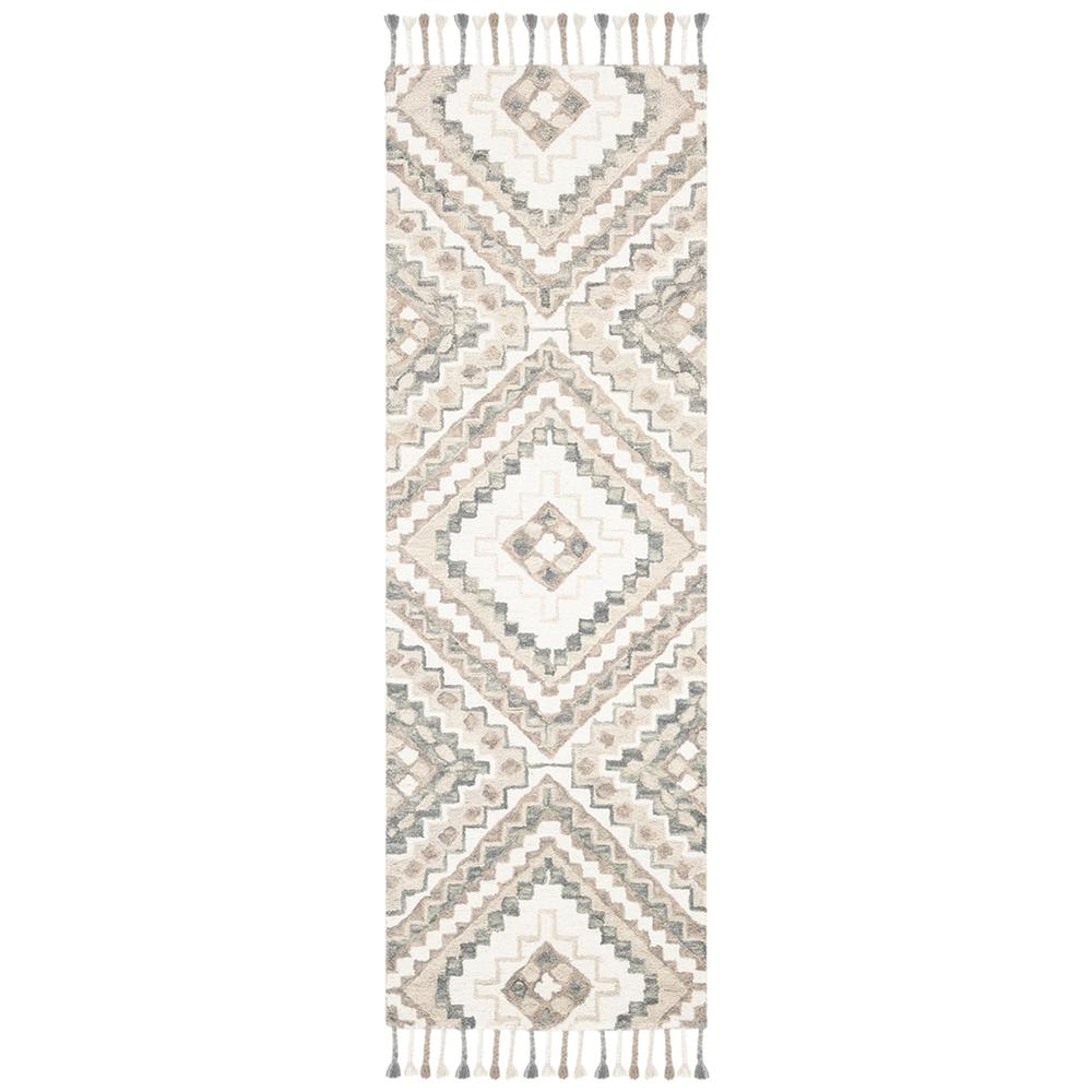 ASPEN, TAUPE / IVORY, 2'-3" X 7', Area Rug