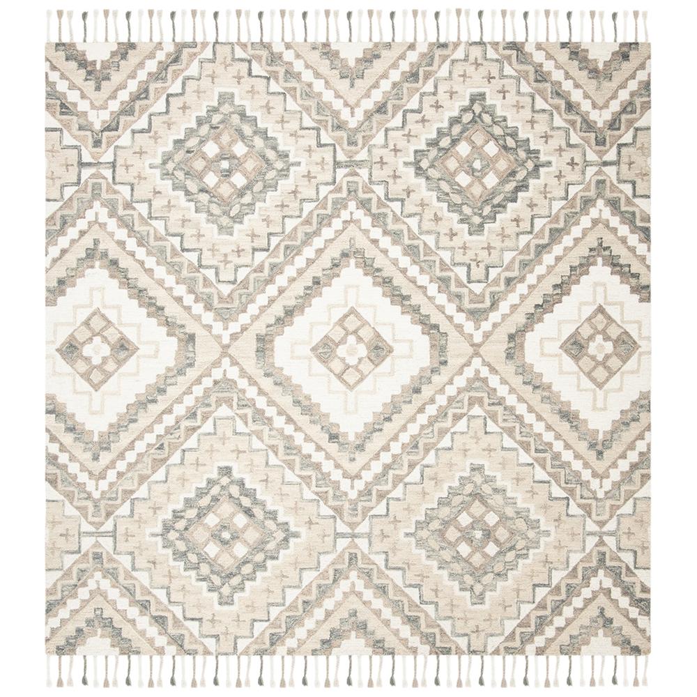 ASPEN, TAUPE / IVORY, 7' X 7' Square, Area Rug