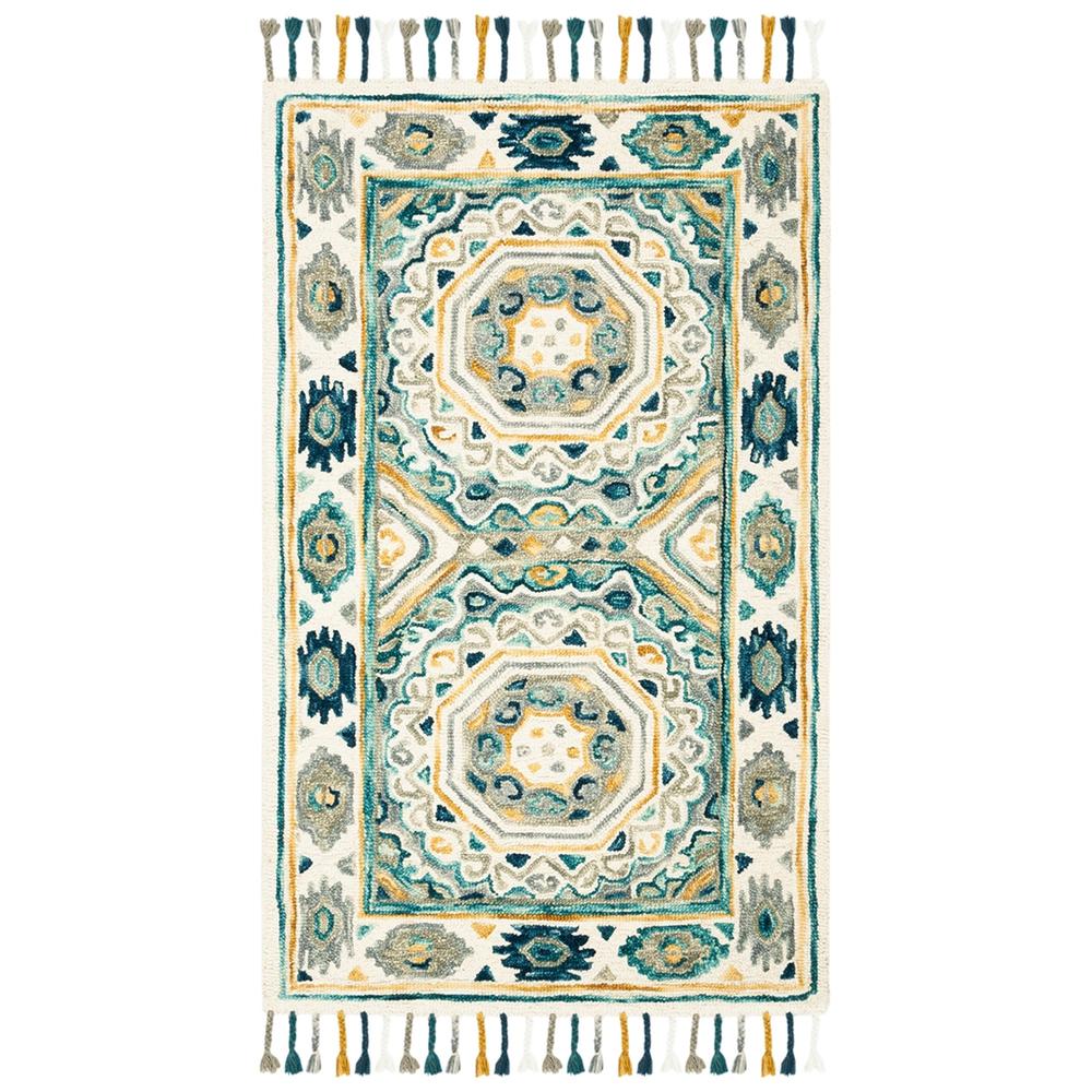 ASPEN, IVORY / CHARCOAL, 2' X 3', Area Rug