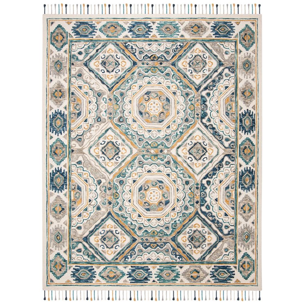 ASPEN, IVORY / CHARCOAL, 8' X 10', Area Rug