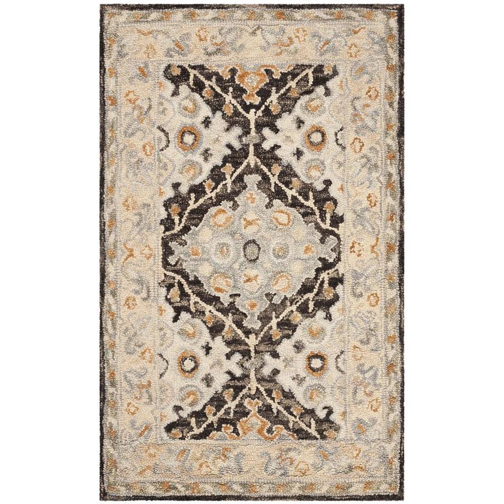 ASPEN, BEIGE / BROWN, 3' X 5', Area Rug