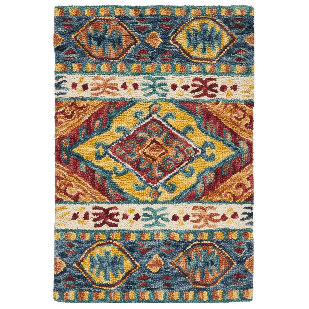 ASPEN, NAVY / IVORY, 2' X 3', Area Rug