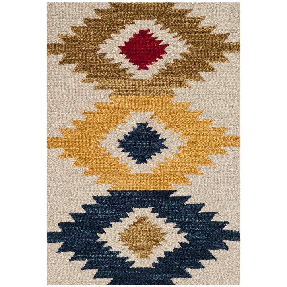 ASPEN, IVORY / MULTI, 2' X 3', Area Rug, APN704A-2