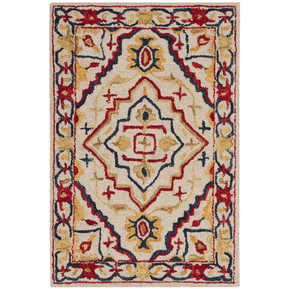 ASPEN, IVORY / MULTI, 2' X 3', Area Rug, APN705A-2