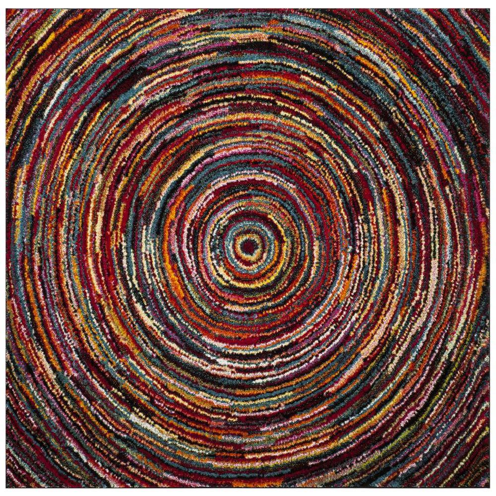 ARUBA, MULTI, 6'-7" X 6'-7" Square, Area Rug, ARB500M-7SQ