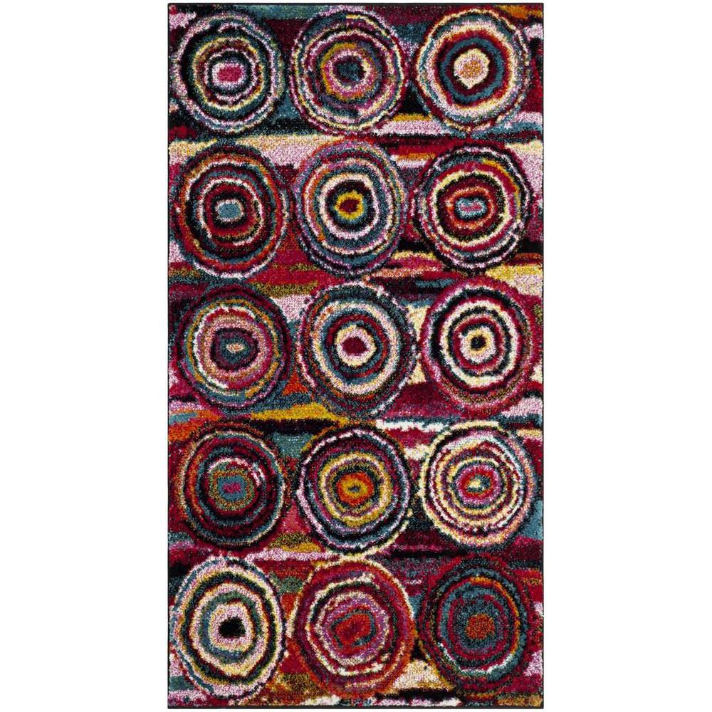 ARUBA, MULTI, 2'-7" X 5', Area Rug, ARB504M-3