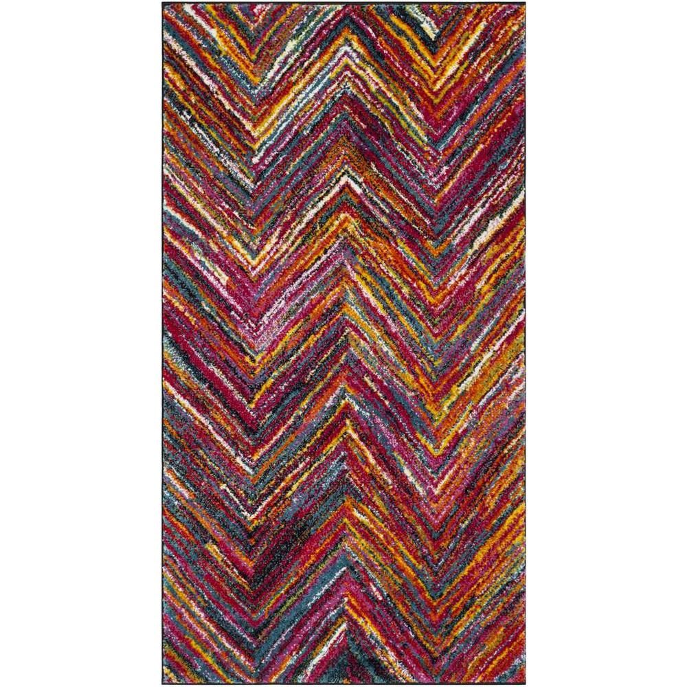 ARUBA, MULTI, 2'-7" X 5', Area Rug, ARB505M-3