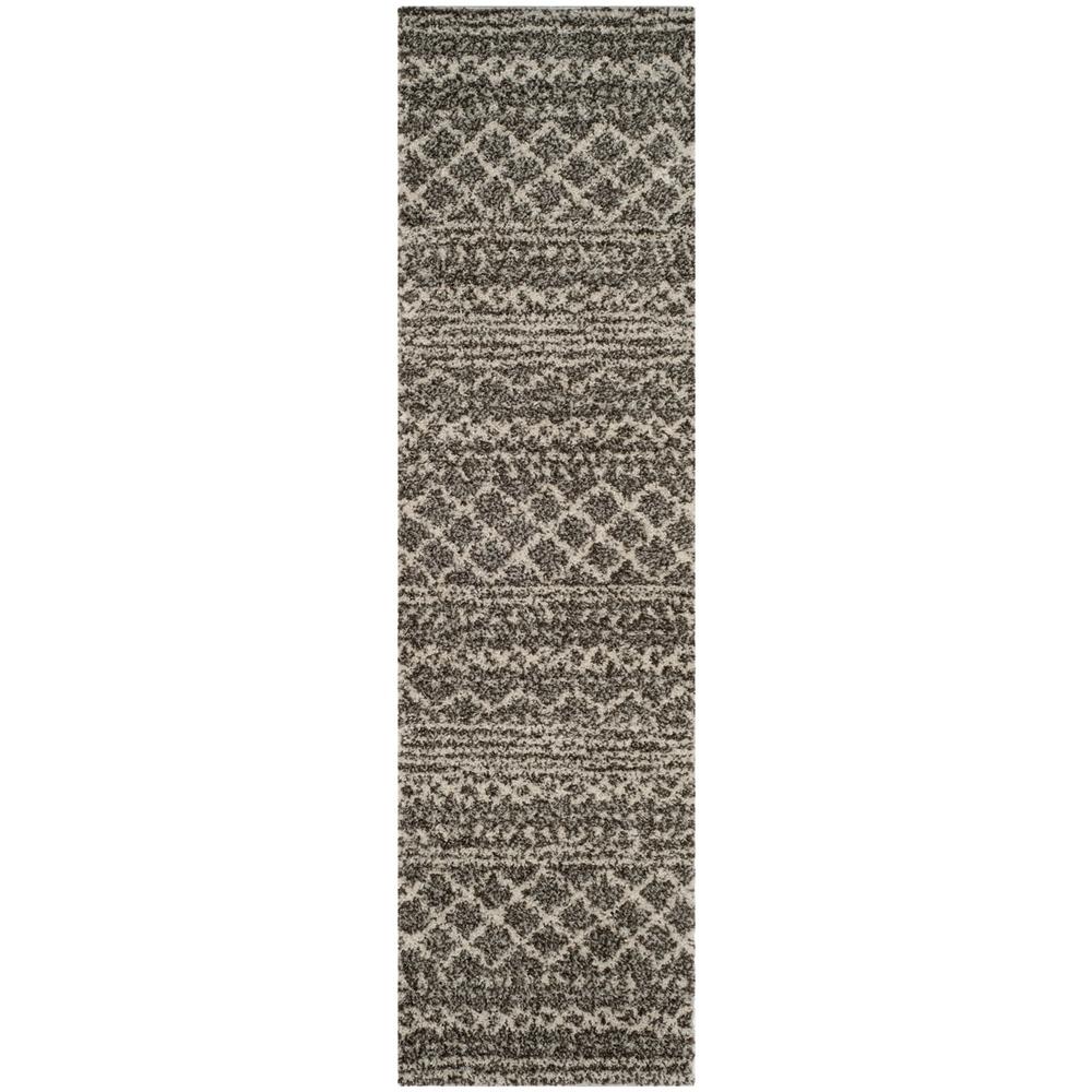 ARIZONA SHAG, BROWN / IVORY, 2'-3" X 10', Area Rug